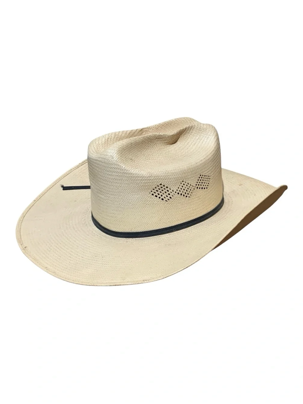 Men's Vintage Rio Grande 5XXXXX Straw Cowboy Hat Size 7 1/2 - Picture 4 of 8